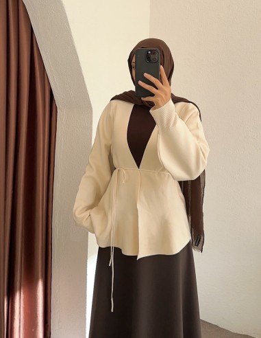 013 kuşaklı hırka - taş