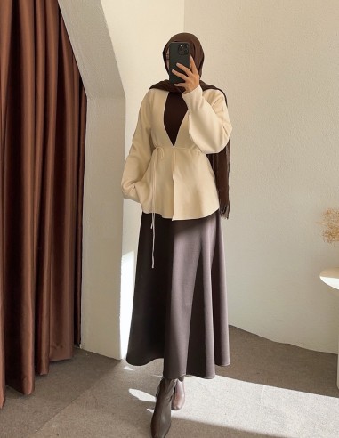 013 kuşaklı hırka - taş