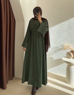 6114 yanları sıkmalı elbise...