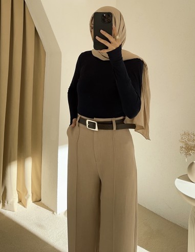 3102 parmak geçmeli badi-Siyah