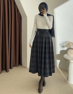 7192 çift kemerli ekose...