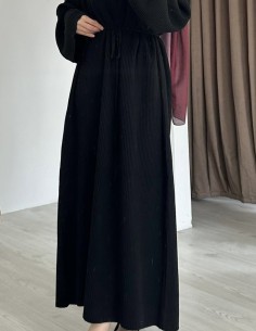 2900 fitilli elbise - Siyah