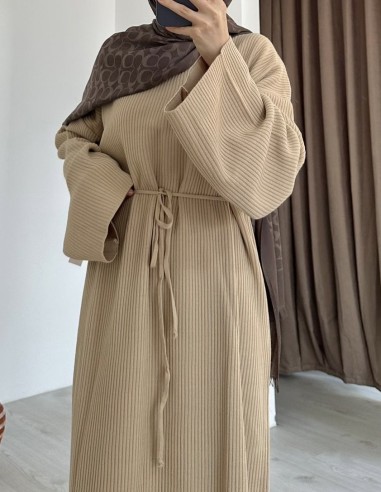 2900 fitilli elbise - Bisküvi rengi