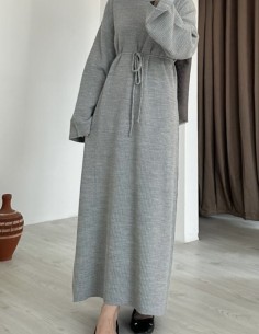 2900 fitilli elbise - Gri