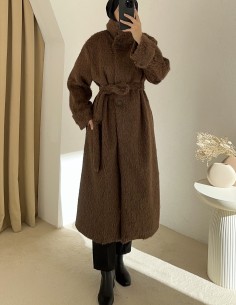 26133 oversize tüylü kaban... 2