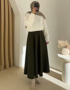 FR-513 çiçek detay kazak -... 2