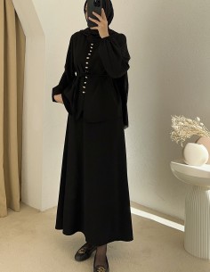 2764 etekli takım - siyah