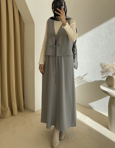 828 napoli keten takım - gri