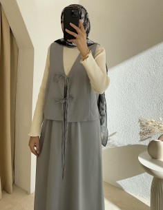 828 napoli keten takım - gri 2