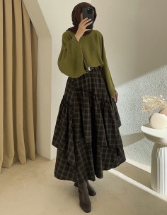 1050 kat kat etek - kahverengi