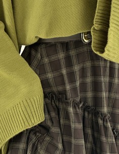 1050 kat kat etek - kahverengi 2