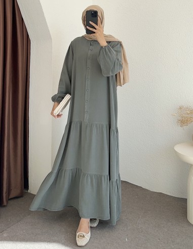 1262 elbise - yeşil