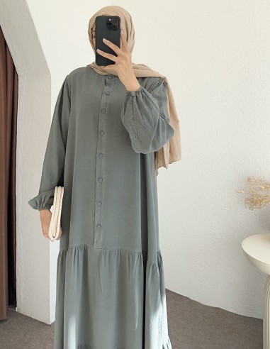 1262 elbise - yeşil