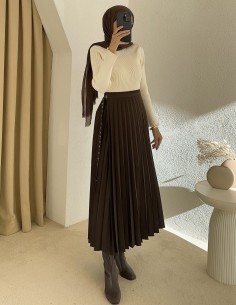 7249 anvelop pileli etek...