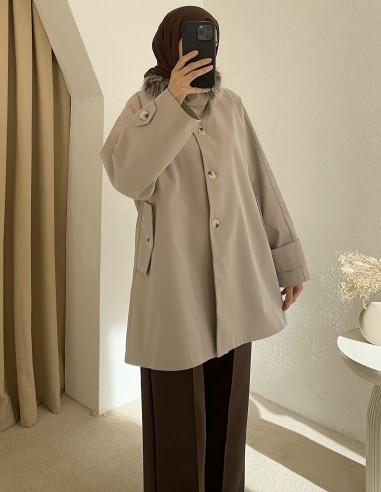 3169 su geçirmez trenç - Bej