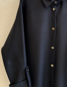 627 kemerli tunik - lacivert 2