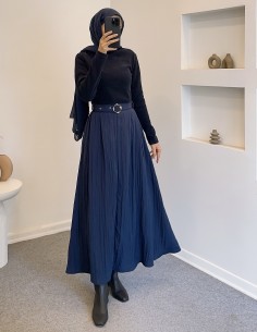 51240 fushya elbise - lacivert