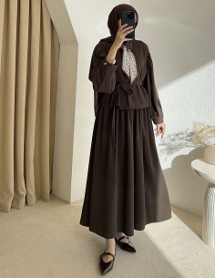 1158 efsun takım - Kahverengi 2