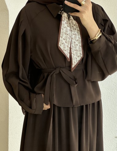 1158 efsun takım - Kahverengi