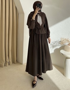 1158 efsun takım - Kahverengi