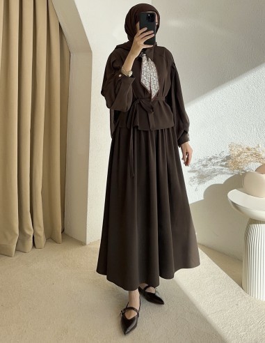 1158 efsun takım - Kahverengi