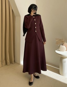 3185 almira takım - Bordo