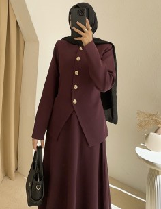 3185 almira takım - Bordo 2