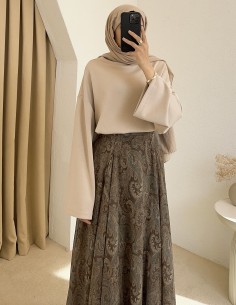 5258 oysho tunik - bej