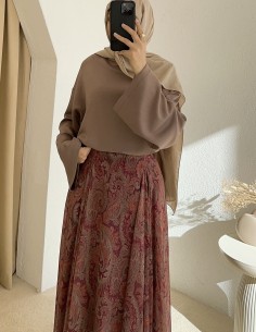 5258 oysho tunik - Vizon