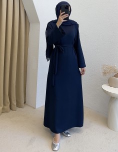 D30089 içlik elbise - Lacivert