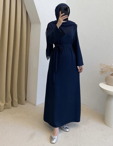 D30089 içlik elbise - Lacivert