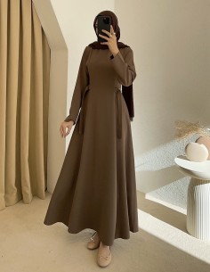 HY26000 eva elbise - Camel