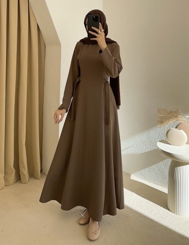 HY26000 eva elbise - Camel