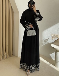 4802 flora abaya - siyah 2