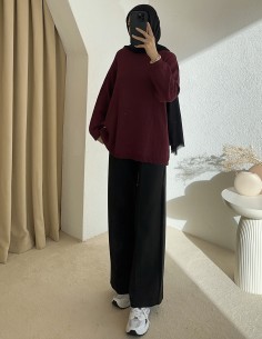 8869 tunik - bordo 2