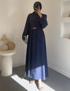 453 elbise - Lacivert