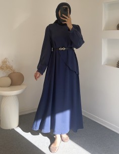 453 elbise - Lacivert 2