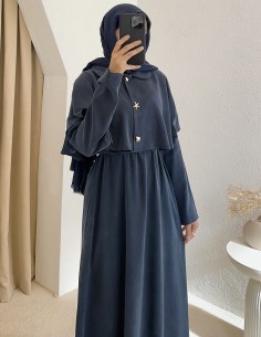 3019 cupra elbise - Lacivert 2