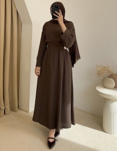 530 gold detay elbise -...