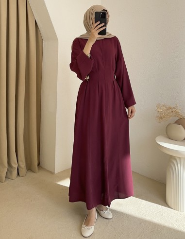 530 gold detay elbise - Vişne çürüğü