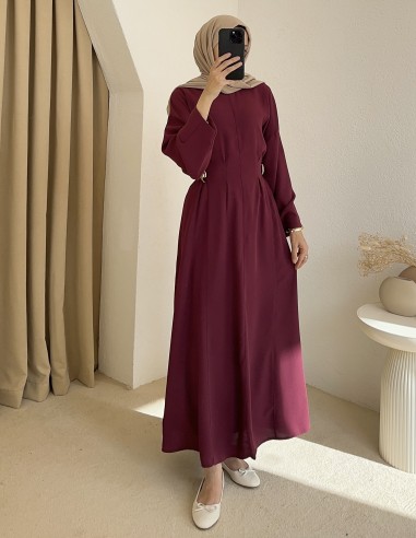 530 gold detay elbise - Vişne çürüğü