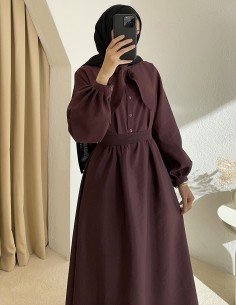 1173 fiyonk detay elbise -... 2