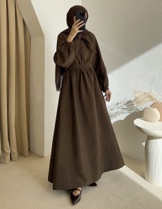 1173 fiyonk detay elbise...