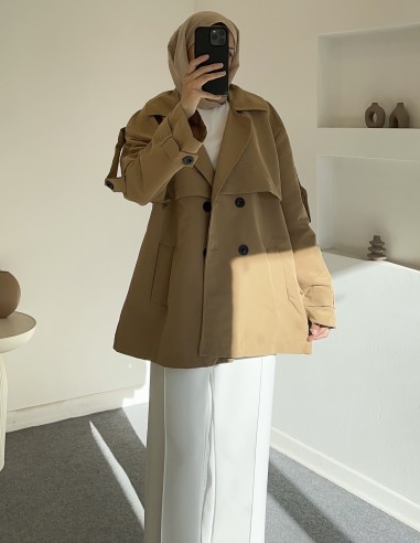 2567 trençkot - camel