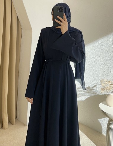 HY26001 lalin elbise - lacivert