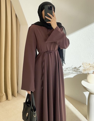 HY26001 lalin elbise -Bordo