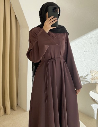 HY26001 lalin elbise -Bordo