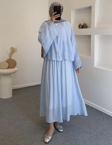 1560 taşlı takım - mavi