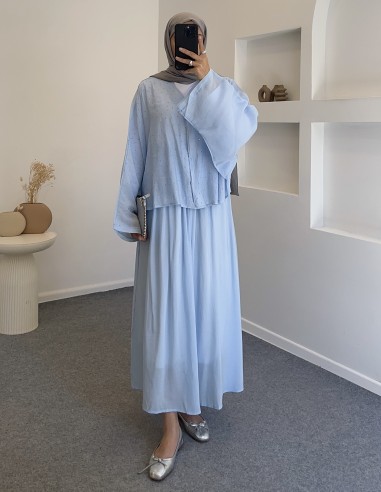 1560 taşlı takım - mavi