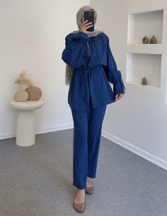 028 bağlamalı takım - lacivert